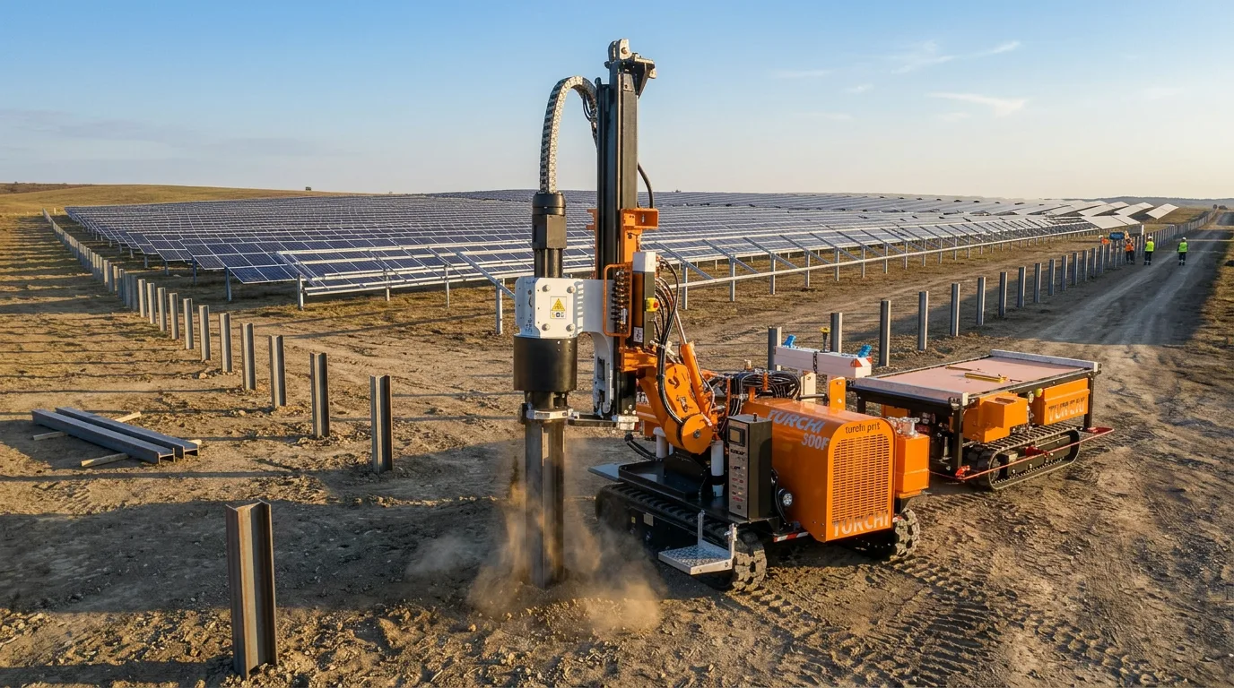 Battipalo per fotovoltaico: guida completa alla scelta della macchina giusta