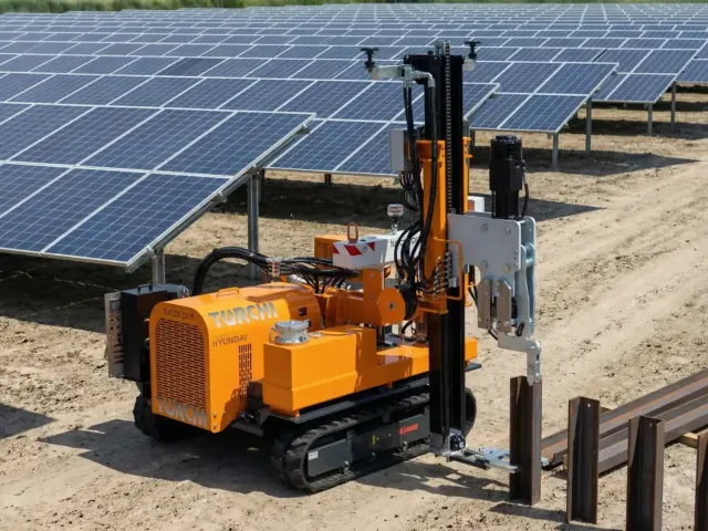 Battipalo TURCHI per l'infissione di pali di impianti fotovoltaici